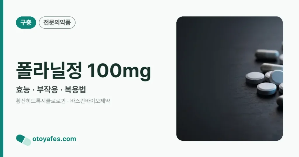 폴라닐정 100mg 정리 썸네일